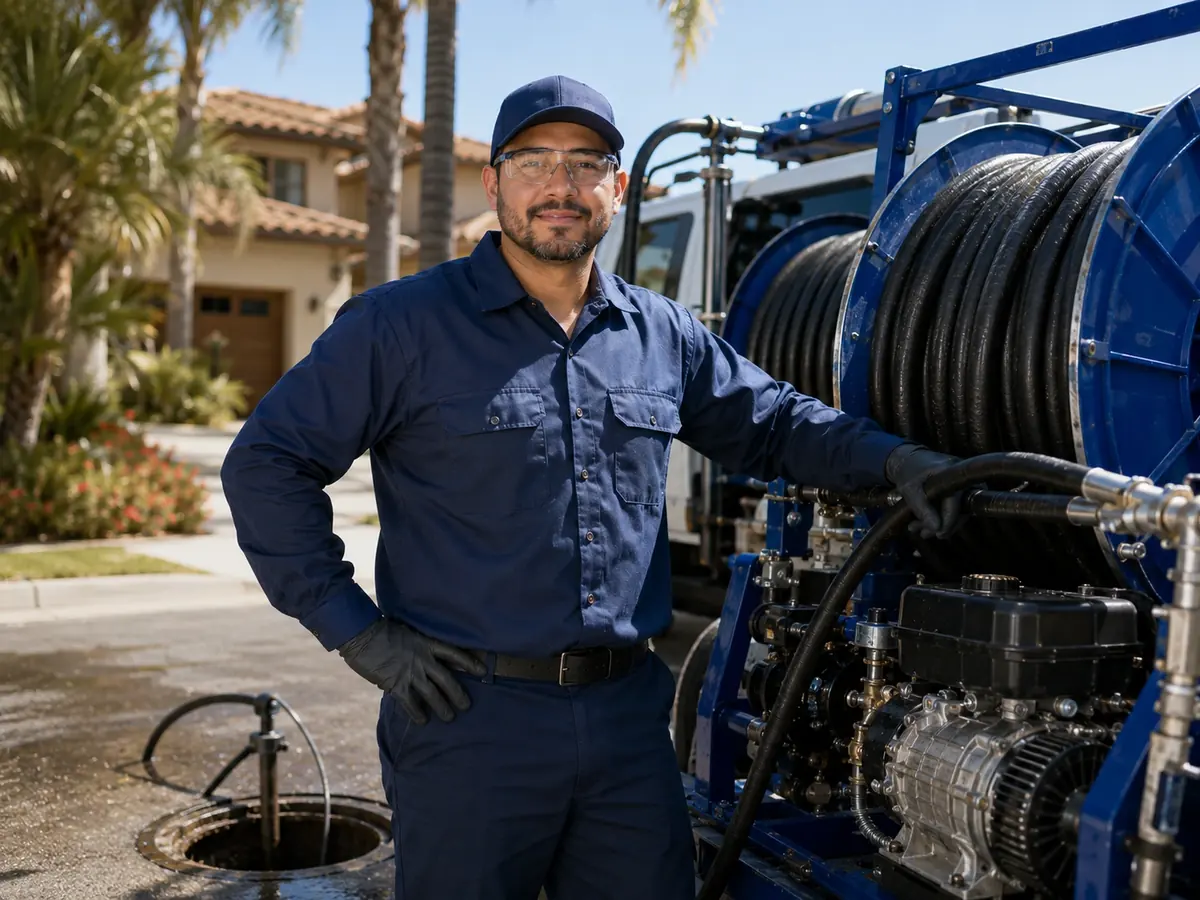 Hydro jet sewer cleaning in Port Costa