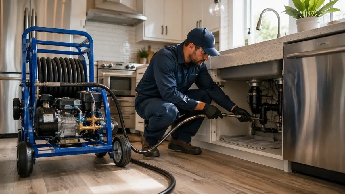 Kitchen Drain Hydro Jetting in Port Costa